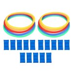 Anneaux de saut colorés pour l'entraînement physique des tout - petits, exercice de coordination corporelle, ... Anneaux de saut colorés pour l'entraînement physique des tout - petits, exercice de coordination corporelle, ...