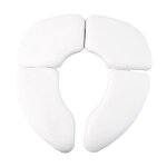 Anneaux de toilette pour enfants en pvc pp blanc, si�ges pliants, couverture de toilette pour enfants, ...