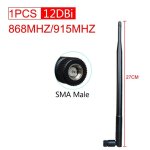 Antenne lora 2. 4g 868mhz 915mhz 12dbi sma mle femelle 101signal rpteur queue de overexterne ipex ...