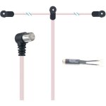 Antenne radio diple fm type flex f 75 ohm, avec diffrents adaptateurs pour rcepteur stro top, kit ...