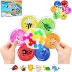 Anti - stress sensory toy for children, montessori color sorting toy, flower educational game color matching ...