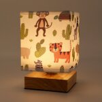 Anwxai - lampe de chevet enfant veilleuse avec abat - jour lumiere bureau chambre bebe lampe veilleuse ...