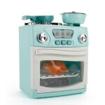 Appareils m�nagers vert pour enfants, jeu de simulation, grille - pain, aspirateur, cuisini�re, jouets ...