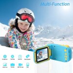 Appareil photo pour enfants, jouet, camscope numrique fhd, rechargeable, carte sd 32 go