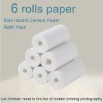 Appareil photo a impression instantane pour enfants avec imprimante thermique, appareil photo numrique ...