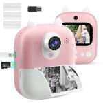 Appareil photo a impression instantanée pour enfants avec imprimante thermique, appareil photo numérique ... Appareil photo a impression instantanée pour enfants avec imprimante thermique, appareil photo numérique ...