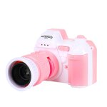 Appareil photo numrique electronique rose, jouets pour enfants, cadeaux d'anniversaire, mini projecteur, ...
