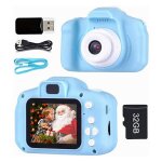 Appareil photo num�rique pour enfants, double objectif, ecran tactile de 2 pouces, 1080p, mini cam�ra ...