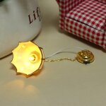 Applique murale led miniature, echelle 1 / 12, accessoires pour maison de poupe, fonctionne a piles ...