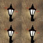 Applique murale miniature a led pour maison de poupe, jouet de rue, meubles pour enfants, modle a echelle ...
