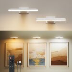 Applique murale pour tableaux, eclairages murales a batterie rechargeable, lampe led sans fil pour cible ...