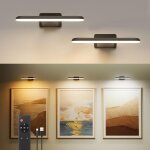 Applique murale pour tableaux, eclairages murales a batterie rechargeable, lampe led sans fil pour cible ...