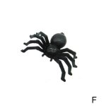 Araigne noire dcorative d'halloween, 1 pice, 21x44cm, petits jouets, faux modle d'araigne noire ...