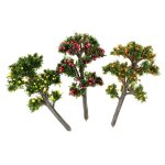 Arbre de fruits artisanal en rsine, ornement de jardin, maison de poupe, plantes, dcoration de maison, ...