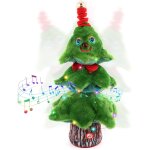 Arbre de nol qui danse et chante 14'' peluche de nol avec musique et lumires ornements de nol jouet ...