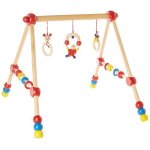 Arche deveil bois bb, rglable en hauteur rouge