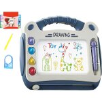 Ardoise magique enfant, tableau magique enfant - tableau dessin con 4 timbre magntiqueset 2 stylo effaable, ...