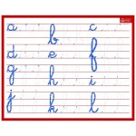 Ardoise rigide effaçable a sec - l 21 x l 26, 5 cm - lettre minuscule Ardoise rigide effaçable a sec - l 21 x l 26, 5 cm - lettre minuscule