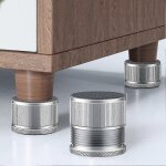 (argent) rehausseurs de lit réglables, protections robustes, pieds anti - vibrations pour meubles - yvan ... (argent) rehausseurs de lit réglables, protections robustes, pieds anti - vibrations pour meubles - yvan ...