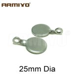 Armiyo - cible de tir a l'arc en acier inoxydable dia, accessoires d'entranement pour la chasse et le ...