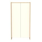 Armoire 2 portes en bois dcor chne miel