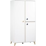 Armoire 3 portes poignes gouttes oslo - sauthon meubles