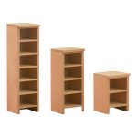 Armoire de maison de poupe en bois, ornements de garde - robe, jouets pour enfants, garons et filles, ...