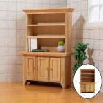 Armoire de maison de poupe faite a la main, accessoire de meubles, etagre a livres, jouet pour enfants, ...
