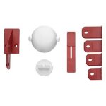 Armoire serrure pour portes double blanc - reer - 71020 Armoire serrure pour portes double blanc - reer - 71020