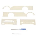 Armure de voiture pour wpl d12 1 / 10 rc, kits de dcoration, couverture, mise a niveau, pices, accessoires ...