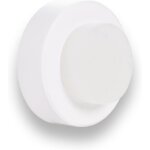 Arrêt de porte adhésif - fixation murale - 35 x 18 mm - acier inoxydable laqué blanc - caoutchouc blanc ... Arrêt de porte adhésif - fixation murale - 35 x 18 mm - acier inoxydable laqué blanc - caoutchouc blanc ...