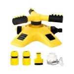 Arroseur de jardin rotatif automatique rsistant a 360 rglable, arroseurs de pelouse de couverture de ...