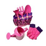 Arrosoir pour enfants, 6 pi�ces, outils de jardin, pelle de jardinage, r�teau, pelle, jouets de simulation, ...