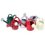 Arrosoir en mtal pour enfants, dcoration miniature de jardin, jouets de poupes, meubles miniatures, ...