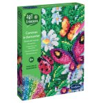 Art & crations art & creations canevas a diamanter - papillons et marguerites