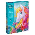 Art & cr�ations art & creations tableau a diamanter - licorne