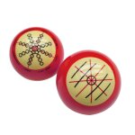 Artefact d'entraînement de boule de billard en résine rouge et blanche pour la pratique du billard Artefact d'entraînement de boule de billard en résine rouge et blanche pour la pratique du billard