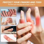 Asfasfq - 10 pcs protge - doigts en silicone, protection du bout des doigts impermables, protection ...