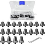 Asfasfq - lot de 20 remplacement de crampons de football pour sol mou, crampons de football en alliage ...