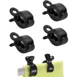 Asfasfq - 4 pices pinces, pince pour poussette universelle, pince a linge poussette plastique, pinces ...