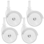 Asfasfq - lot de 4 roues de rechange universelles pour dambulateurs - compatibles avec les poussettes ...