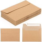 Asfasfq - lot de 50 enveloppes en papier marron a4 pour invitation, cartes postales et cartes de v?ux ... Asfasfq - lot de 50 enveloppes en papier marron a4 pour invitation, cartes postales et cartes de v?ux ...