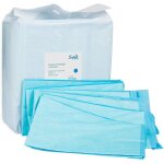 Asfasfq - alses jetables 50 pices 40x60cm bleu 6 plis, absorbance, alses de protection de literie