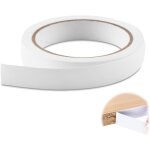 Asfasfq - bande autocollante blanche de 18 mm x 10 m, pour plan de travail, meubles, maintien sr sans ...