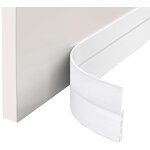 Asfasfq - bas de porte adhsif 100cm x5cm souple silicone isolant phonique thermique blanc bande d'tanchit ...