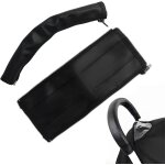 Asfasfq - bb protge - mains pour poussettes cuir pu, housses de guidon en similicuir, protection guidon ...