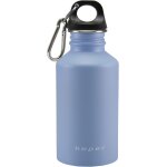 Asfasfq - beper c102bot004 gourde inox de 500 ml avec mousqueton, couleur bleu
