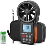 Asfasfq - btmeter bt - 100 anemometre, anmomtre pour vmc, anemometre portable mesure de vent la, la ...