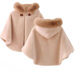Asfasfq - cape a capuche pour filles, poncho châle en plein air chaud pour l'hiver, veste a capuche, ... Asfasfq - cape a capuche pour filles, poncho châle en plein air chaud pour l'hiver, veste a capuche, ...
