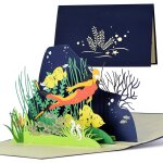 Asfasfq - carte d'anniversaire pour plongeur, bon de plonge, bon de voyage pour la plonge avec tuba ...